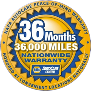 36 Months / 36,000 Miles Nationwide Warranty